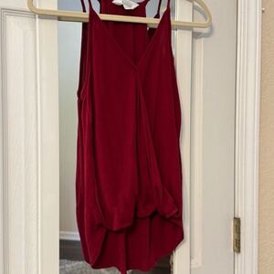 Maroon tank top